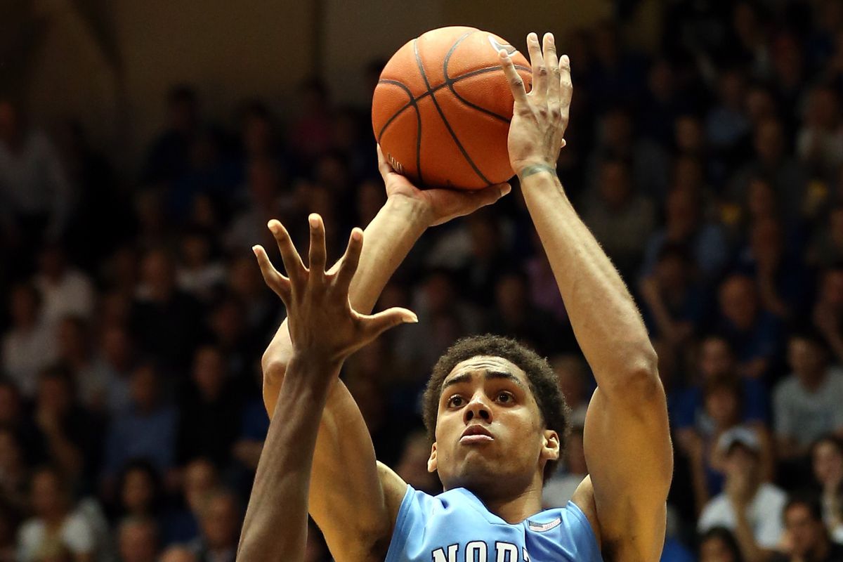 McAdoo shows off the form that allowed him to make almost 45% of his shots last season.