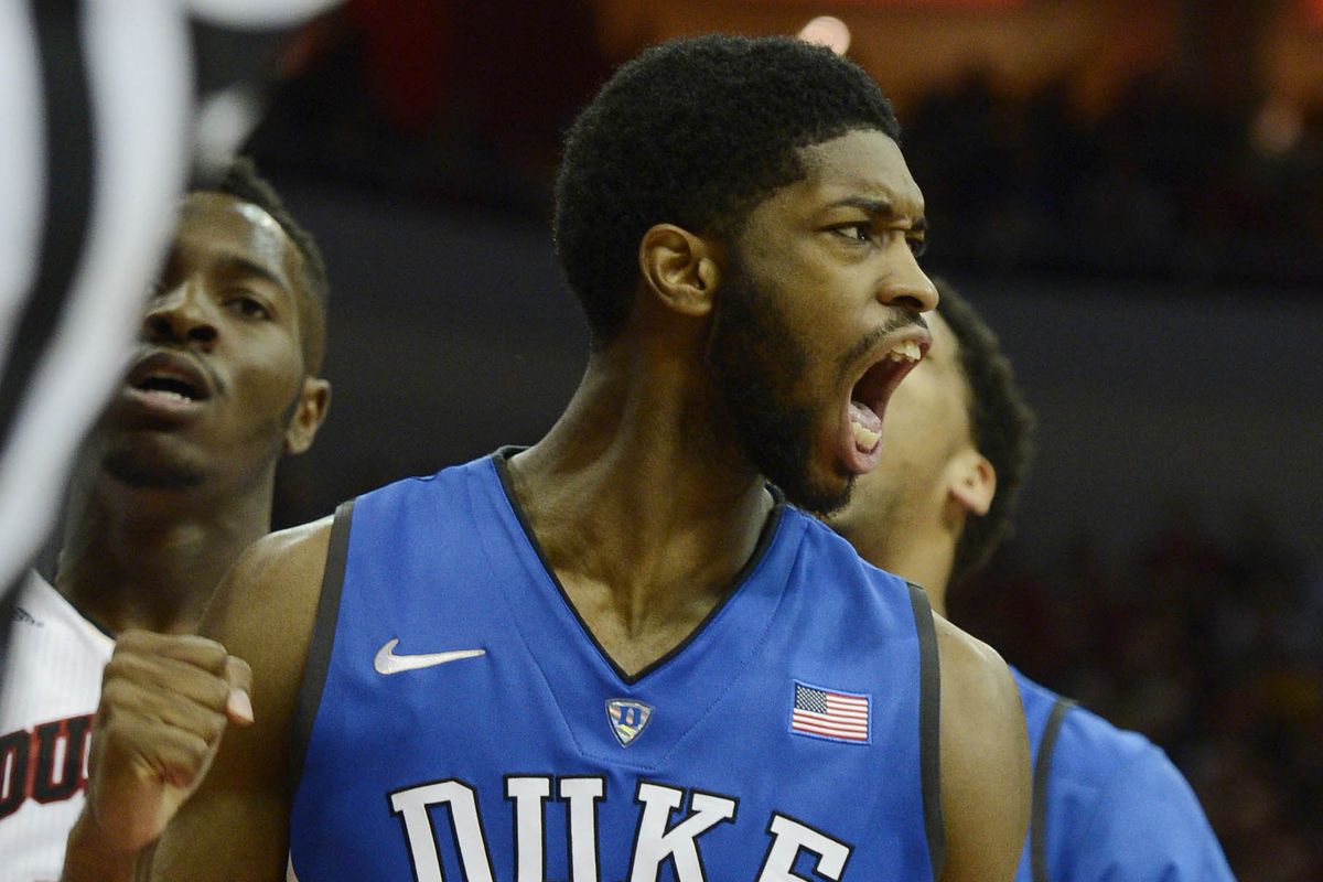 Amile Jefferson and Duke were fired up for the game with Louisville, and it showed.
