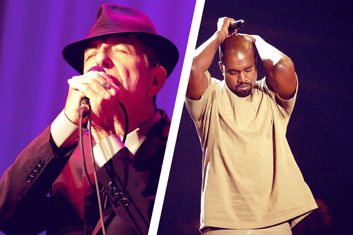 Leonard Cohen and Kanye West