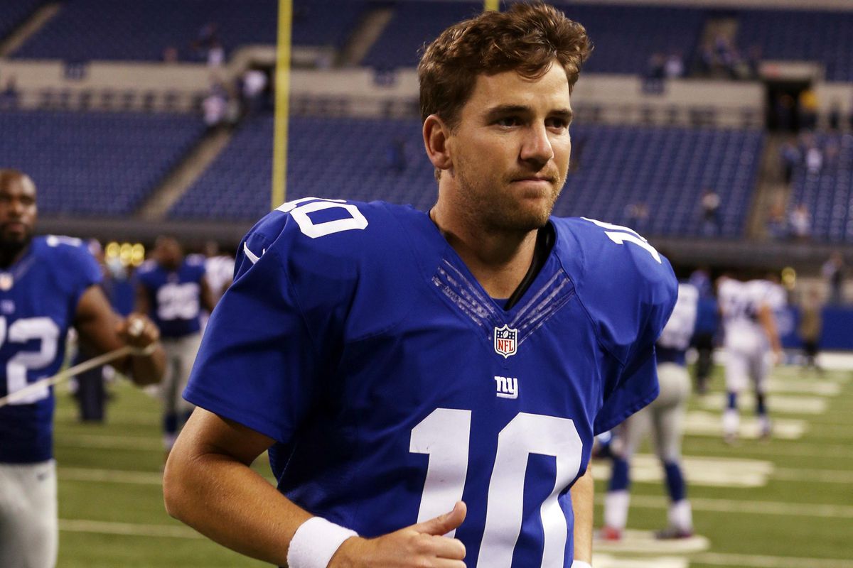 Eli Manning after Saturday's game vs. Indianapolis