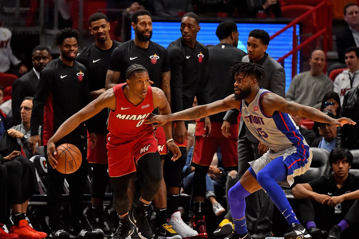 NBA: Detroit Pistons at Miami Heat