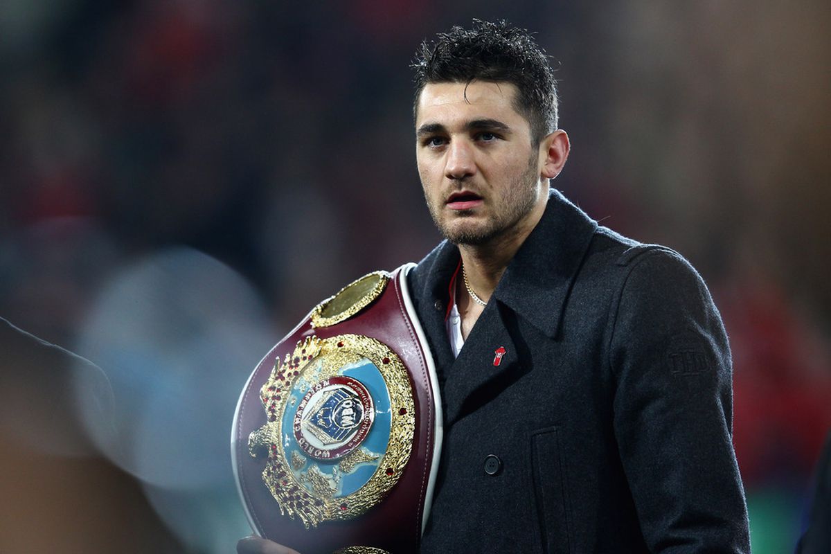 Nathan Cleverly won't be defending his WBO belt against Robin Krasniqi, as the WBO has rejected the fight. (Photo by Clive Mason/Getty Images)