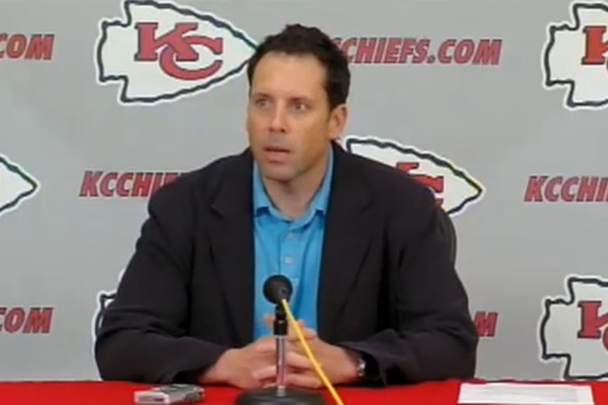 Kansas City Chiefs head coach Todd Haley talking about the team's third and fourth round draft picks two weekends ago.