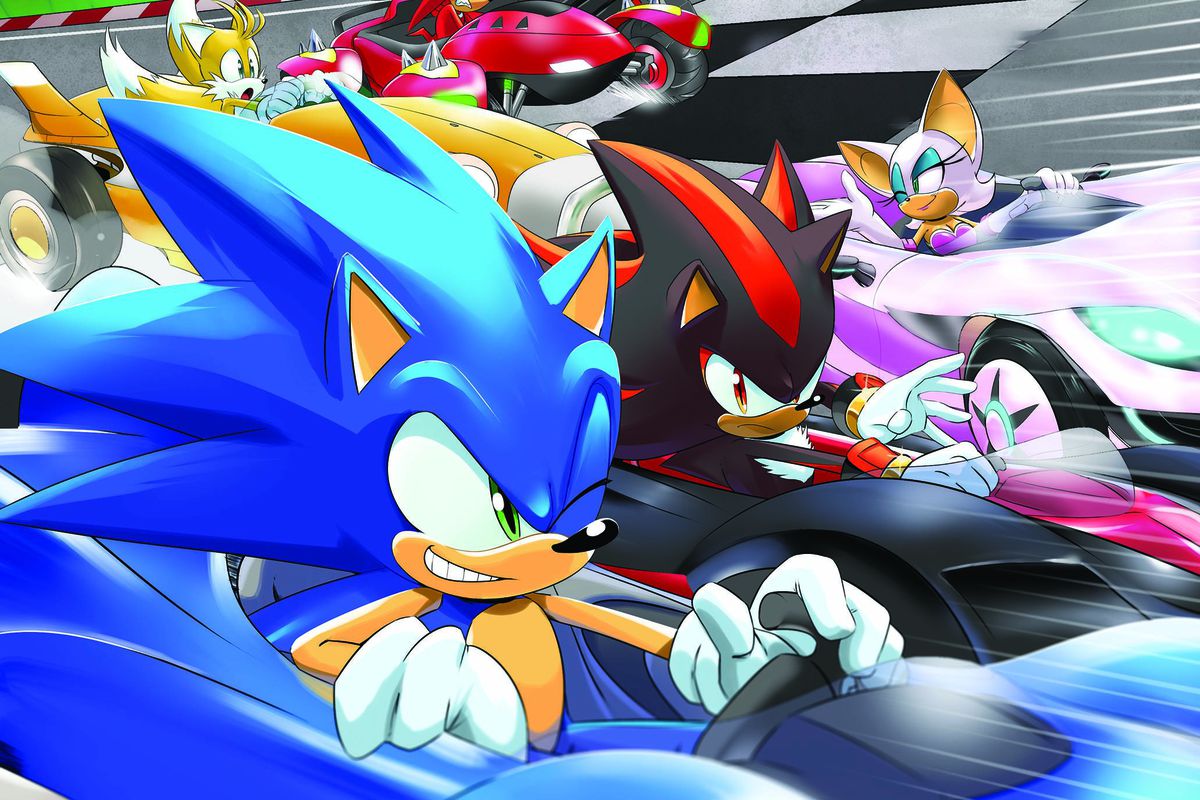 Team Sonic Racing comic book cover