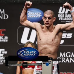 UFC 155 weigh-in photos