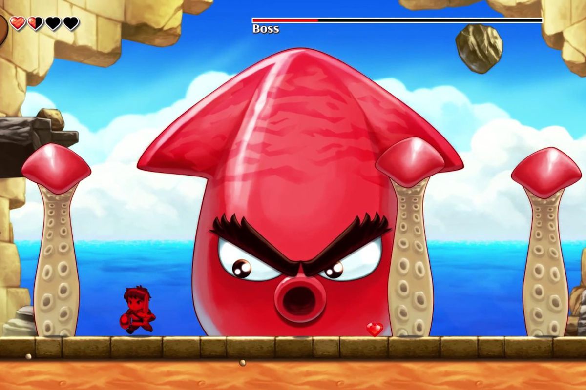 Monster Boy and the Cursed Kingdom battle