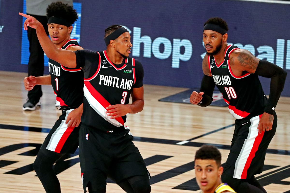 NBA: Playoffs-Portland Trailblazers at Los Angeles Lakers