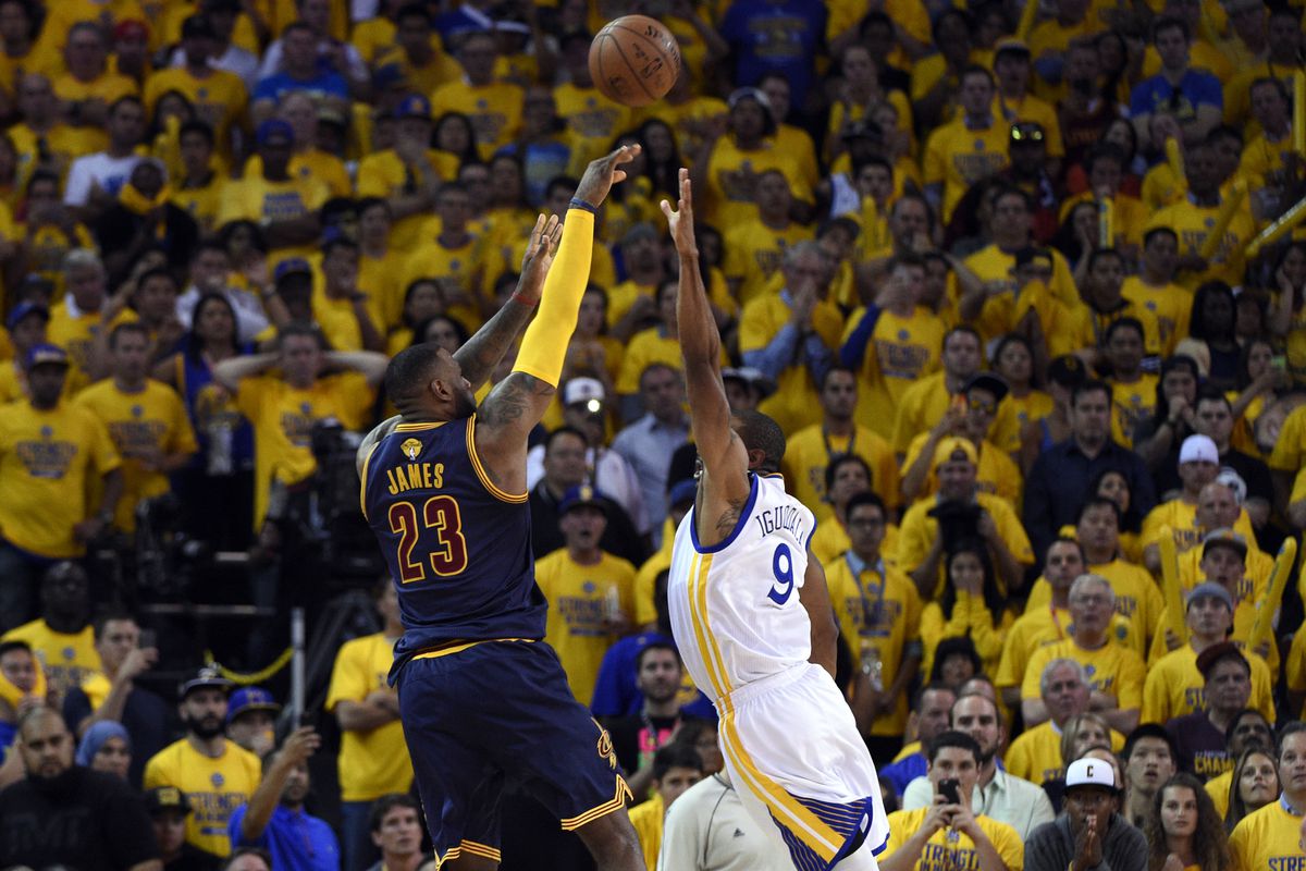 Andre Iguodala dominated the second half and overtime defensively, and helped the Warriors to a 1-0 series lead.