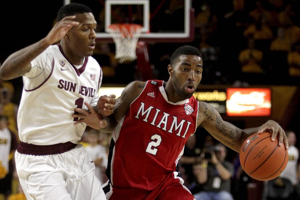 Quinten Rollins had 7 of Miami's 12 steals, propelling the RedHawks to a 77-70 victory