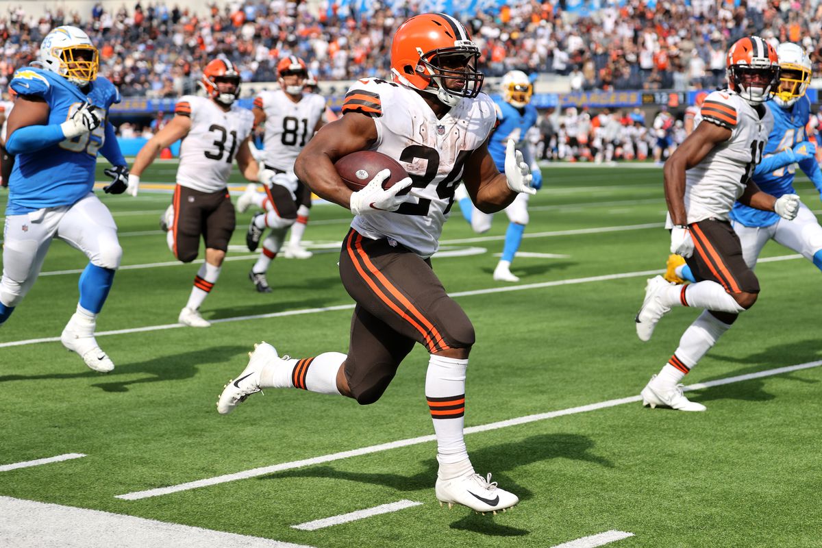 BROWNIES & FROWNIES: Chargers outlast Browns 47-42 in a shootout - Dawgs By  Nature