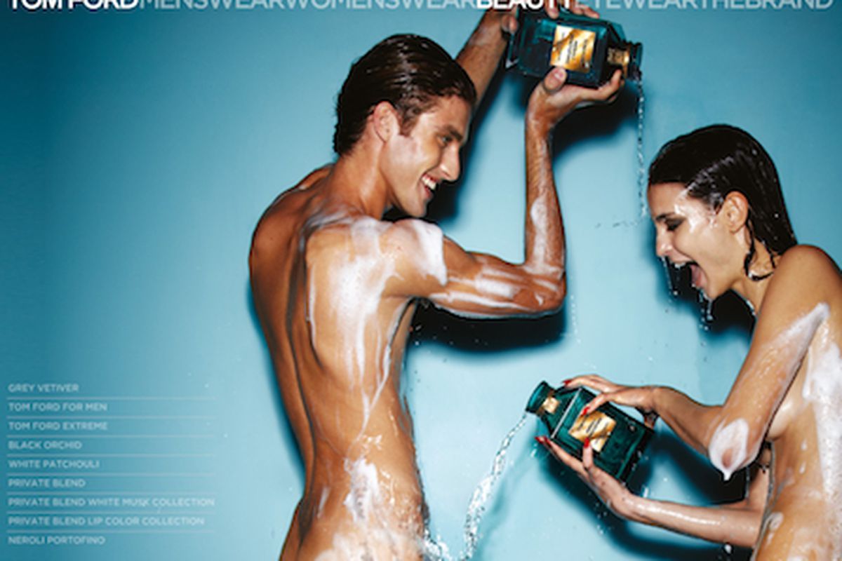 Is this what rich beautiful models consider foreplay? Image via <a href="http://www.tomford.com">Tom Ford</a>