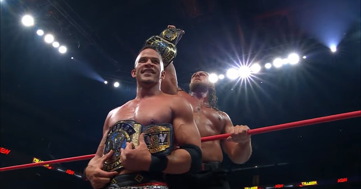 Ricky Starks and Big Bill stun fans by dethroning FTR as AEW World Tag Team Champions - BVM Sports