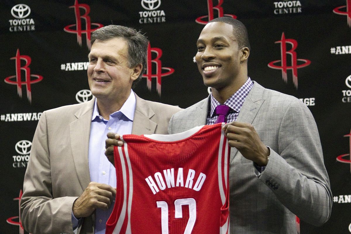 Houston Rockets Introduce Dwight Howard