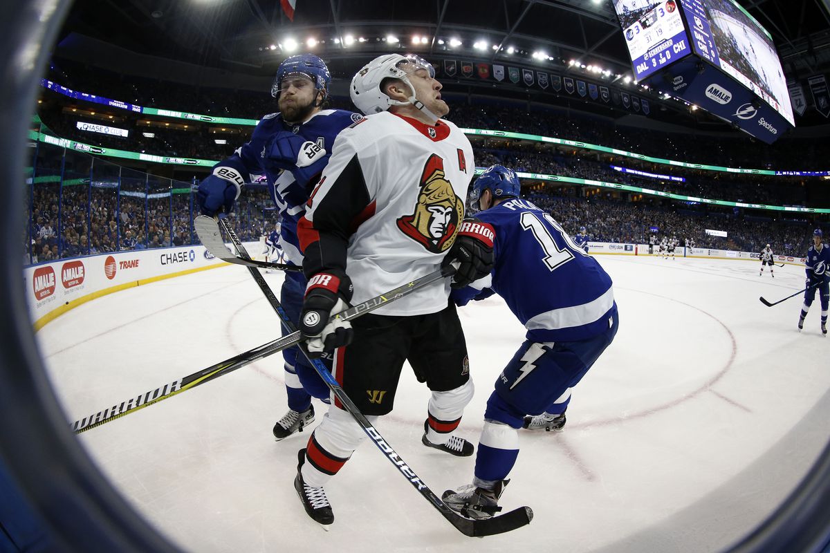 NHL: Ottawa Senators at Tampa Bay Lightning