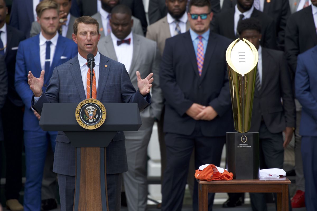 NCAA Football: Clemson-White House Visit