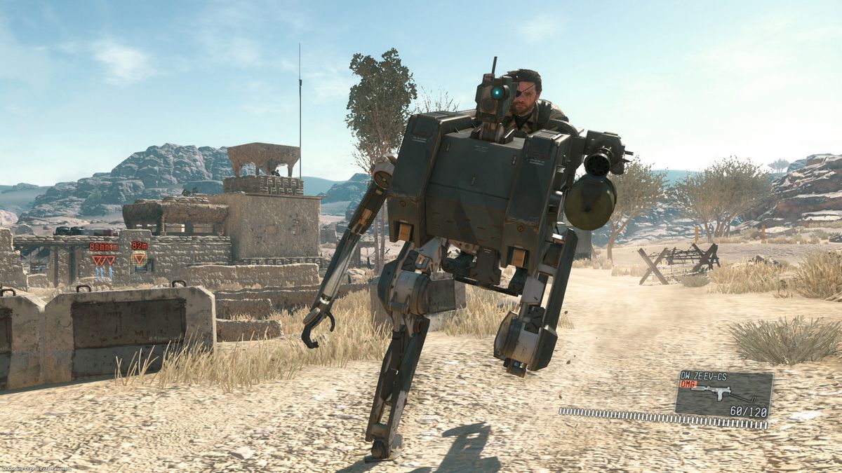 Metal Gear Solid 5: The Phantom Pain - Snake riding Walker Gear