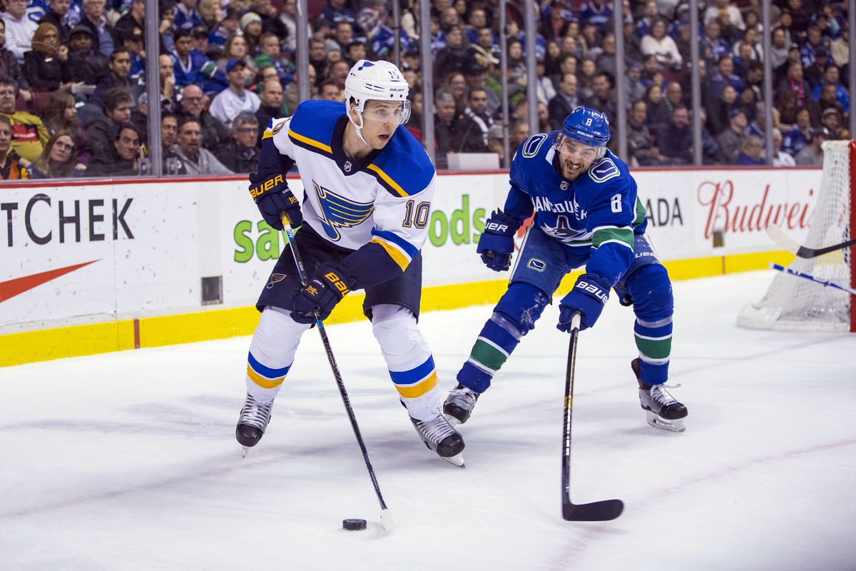 NHL: St. Louis Blues at Vancouver Canucks