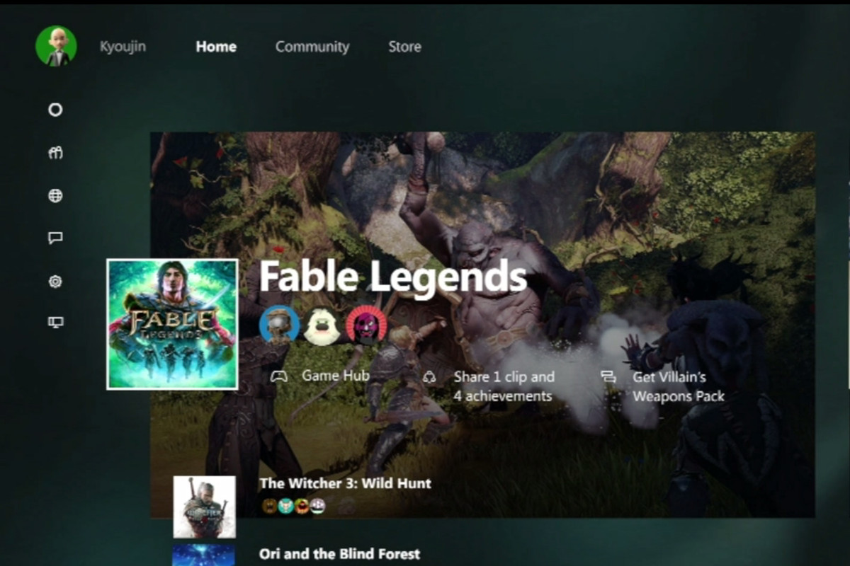 Here S The New Xbox One User Interface Coming This Fall Polygon