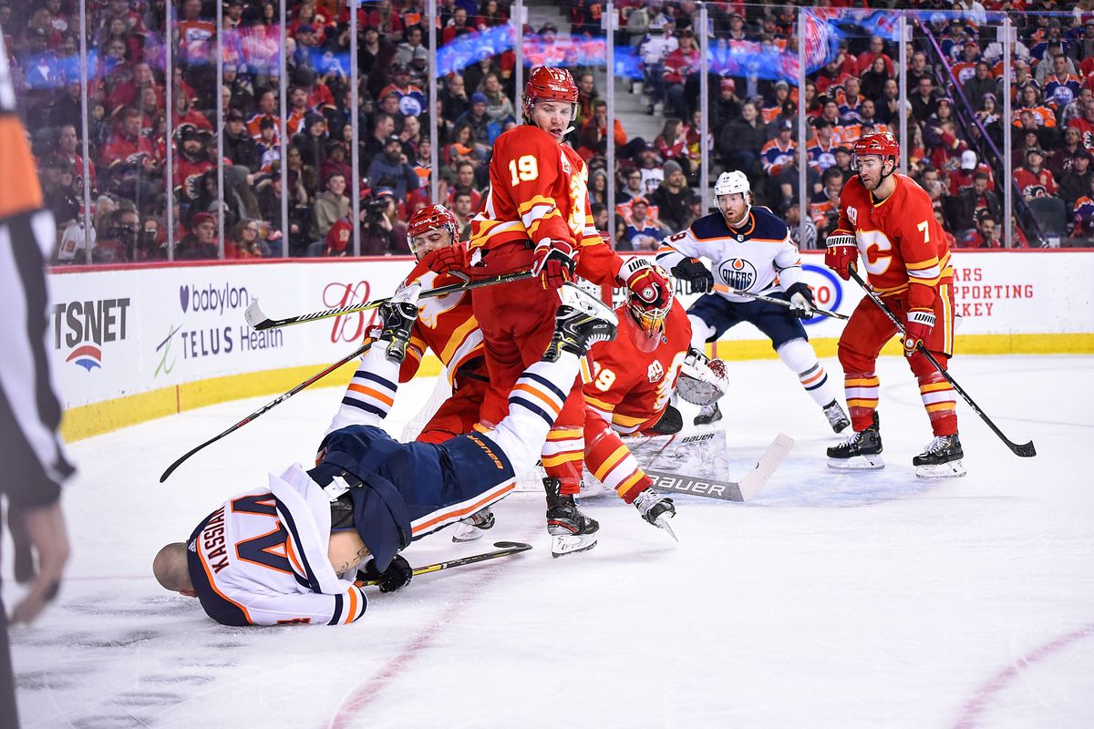 NHL: JAN 11 Oilers at Flames