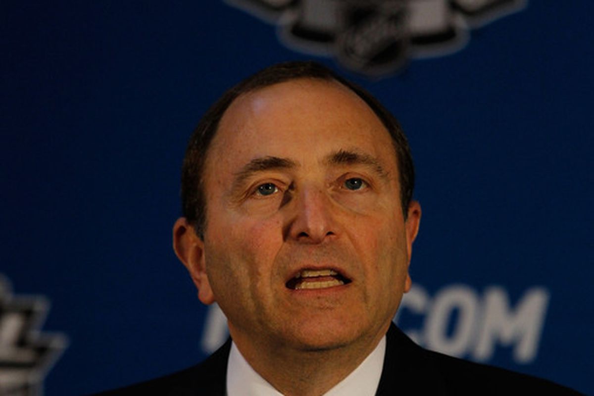 The face of the 2012 NHL Lockout