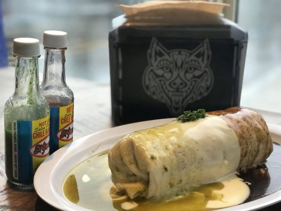 Howling Wolf Taqueria Express burrito
