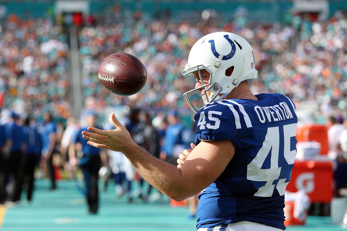 Colts cut Matt Overton in order to get younger at the long snapper ...