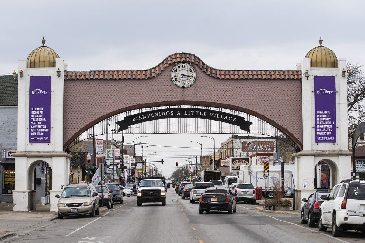 The Little Village arch, 3100 W. 26th St., was approved as an official landmark on Wednesday.