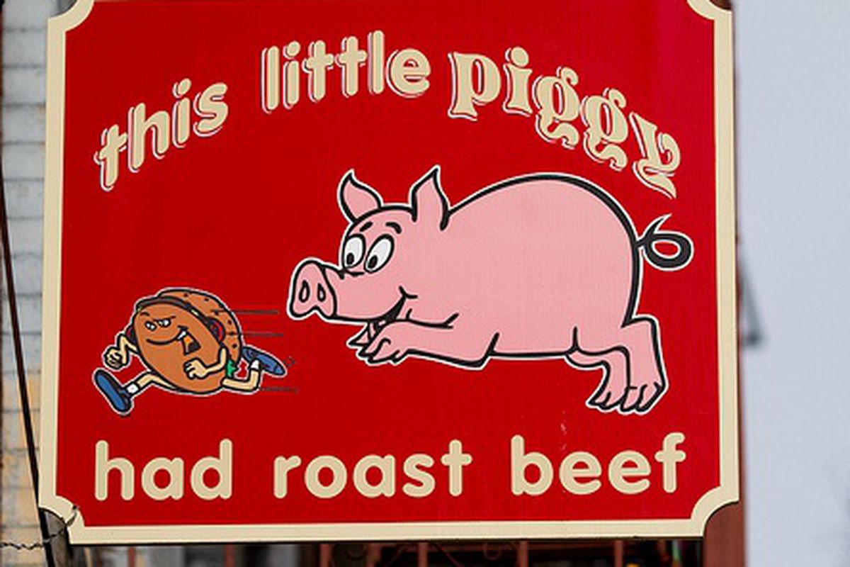 This Little Piggy Signage 