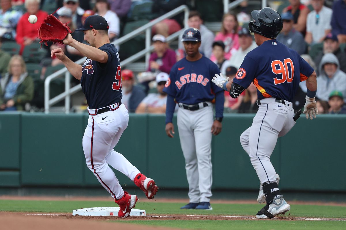 MLB: Spring Training-Houston Astros at Atlanta Braves