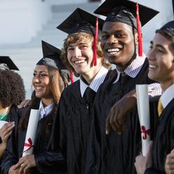 Latino rates have jumped, but young black and Latinos males still face toughest odds getting out of high school.