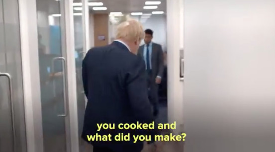 Boris Johnson is asked about the last time he cooked, on Twitter 