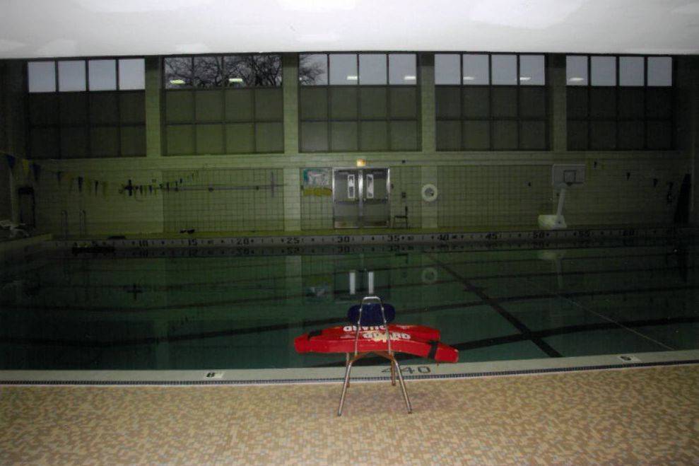 The pool at Kennedy High School where Rosario Gomez drowned. | Chicago Police Department