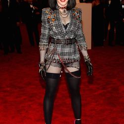 Madonna playing it safe in Givenchy. Just kidding!