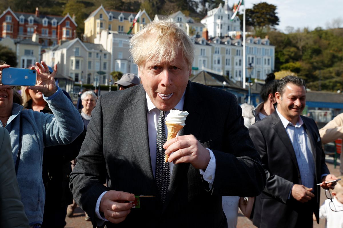 Boris Johnson Campaigns In Wales Ahead Of Elections