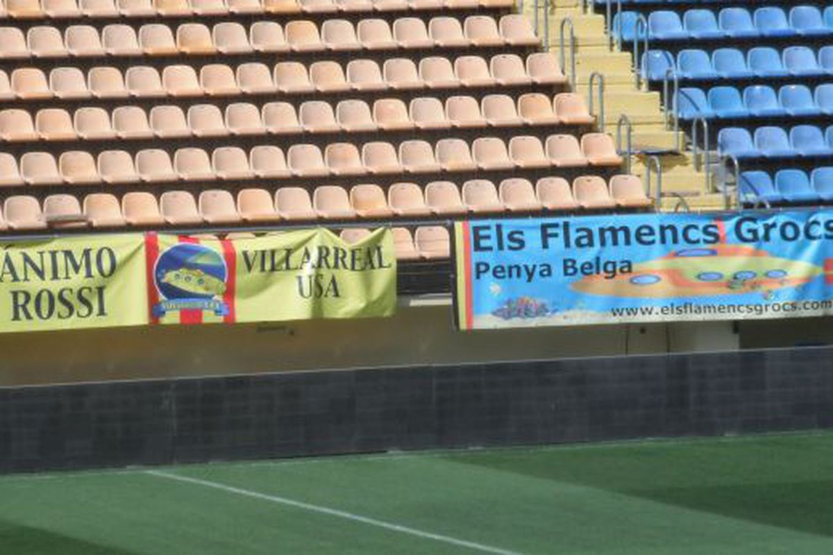 Not even our banner and Giuseppe Rossi's presence at El Madrigal turned out to be enough.  Segunda División, here we come.