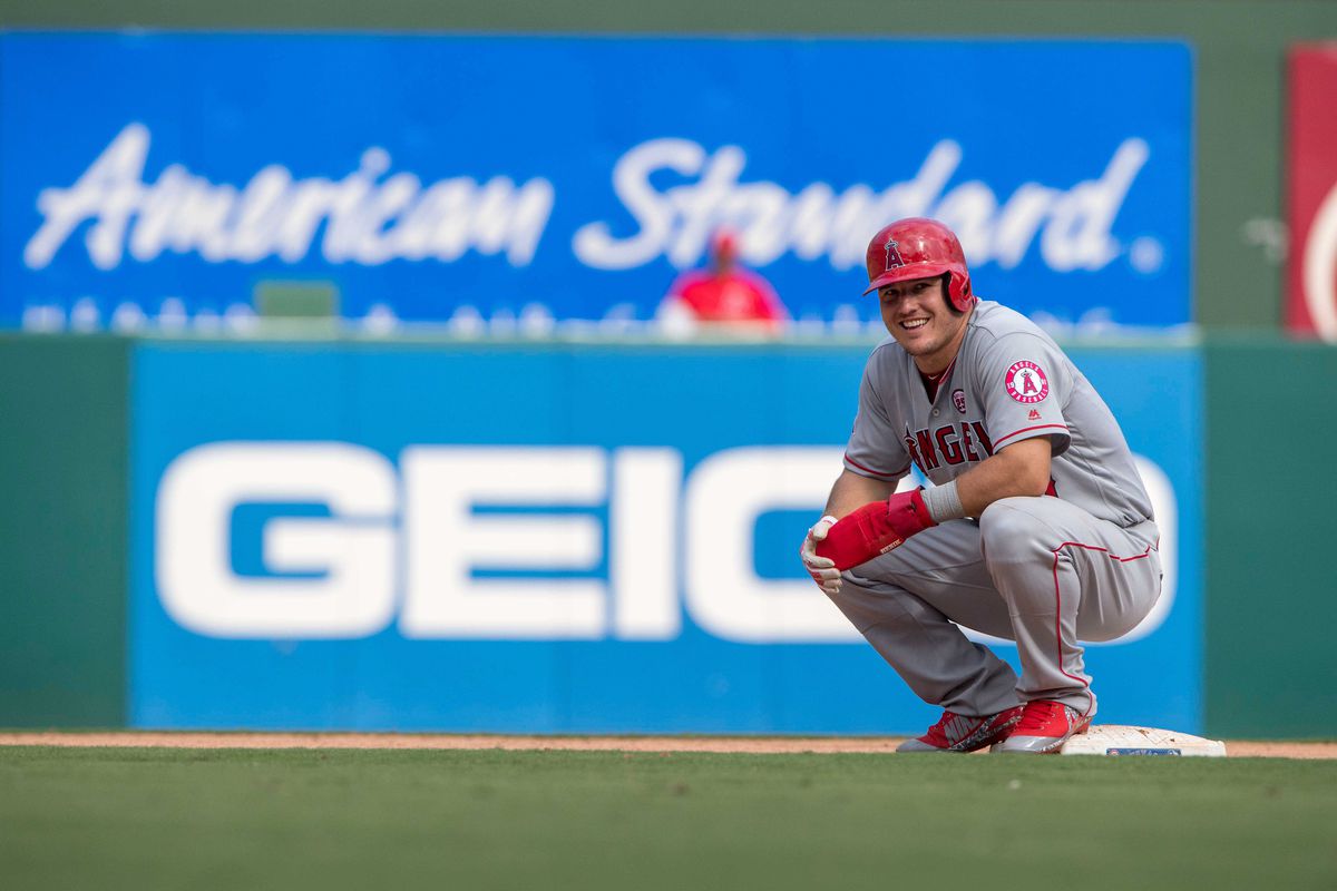 Mike Trout merely toys with the game of Baseball