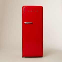 SMEG Refrigerator, <a href="http://www.westelm.com/products/mrk-smeg-refrigerator-red-d681/?pkey=e%7Csmeg%7C16%7Cbest%7C0%7C1%7C24%7C%7C2&cm_src=PRODUCTSEARCH||NoFacet-_-NoFacet-_-NoMerchRules-_-">$1,999</a>