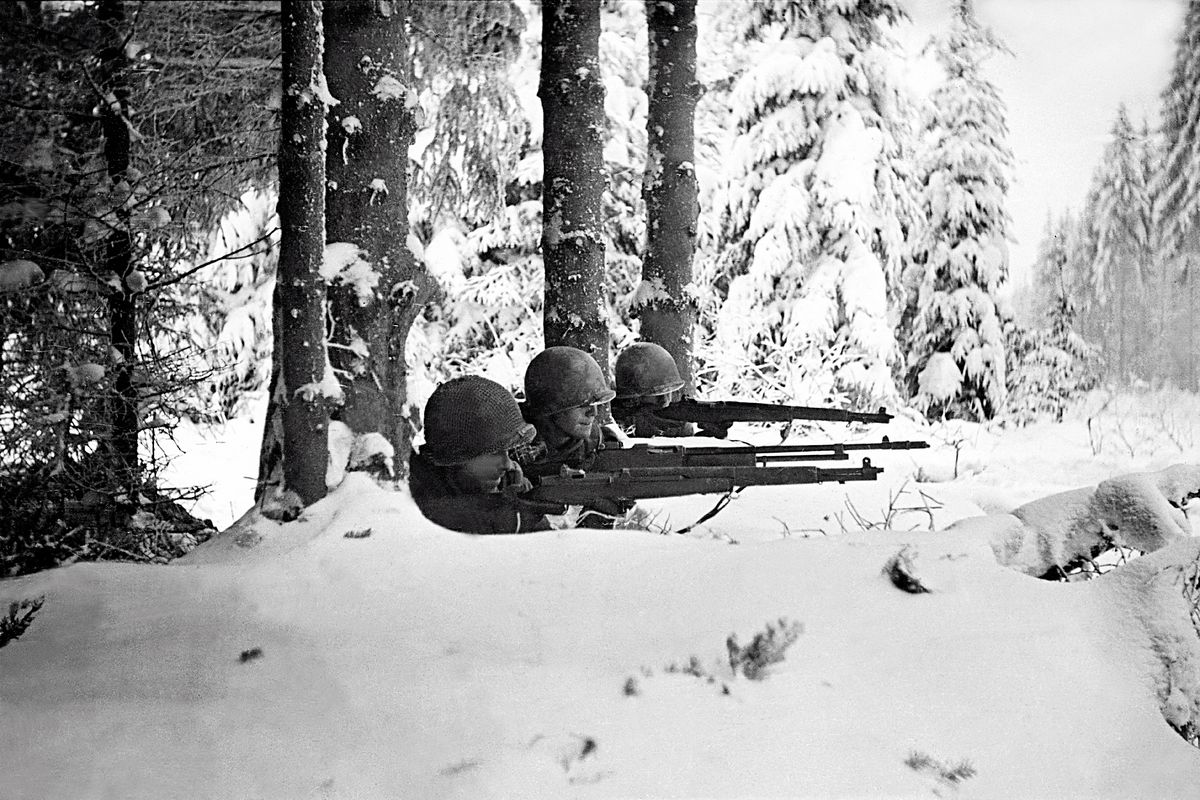 Infantrymen In The Snow