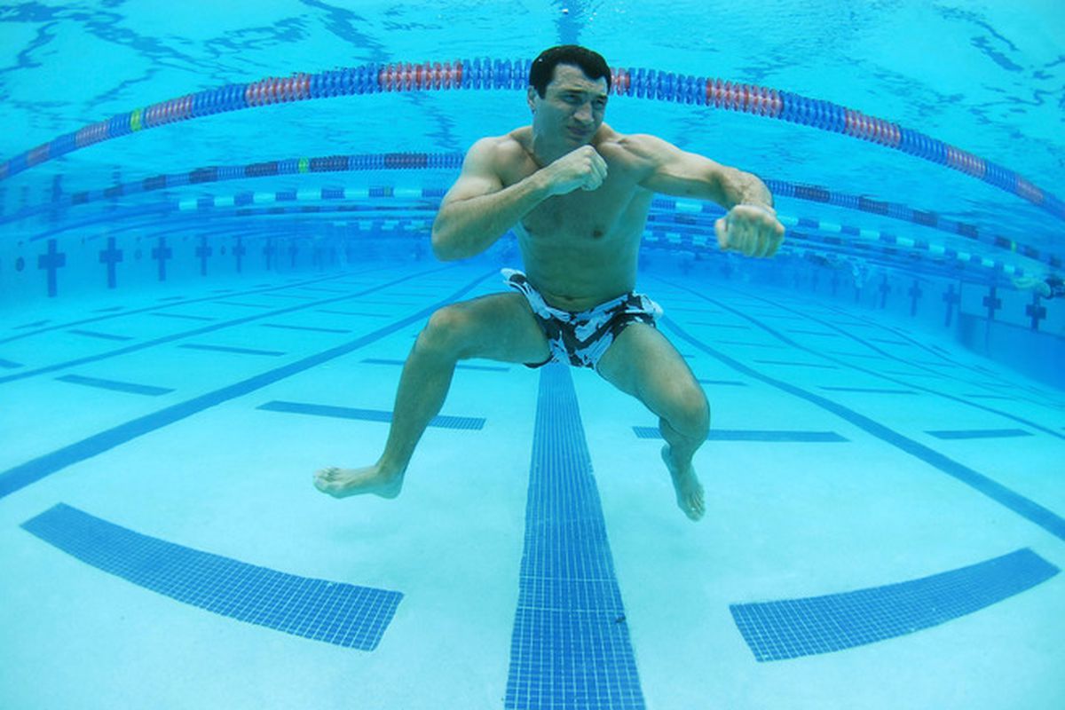 Wladimir Klitschko has trained underwater in the past... He now would also like to try training in MMA as well.