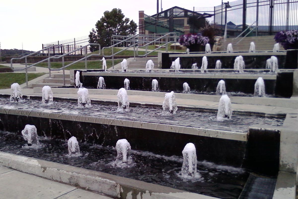 Fountains at Principal Park, Des Moines, Iowa