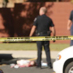 West Valley police investigate the shooting of Danielle Willard on Nov. 2, 2012.