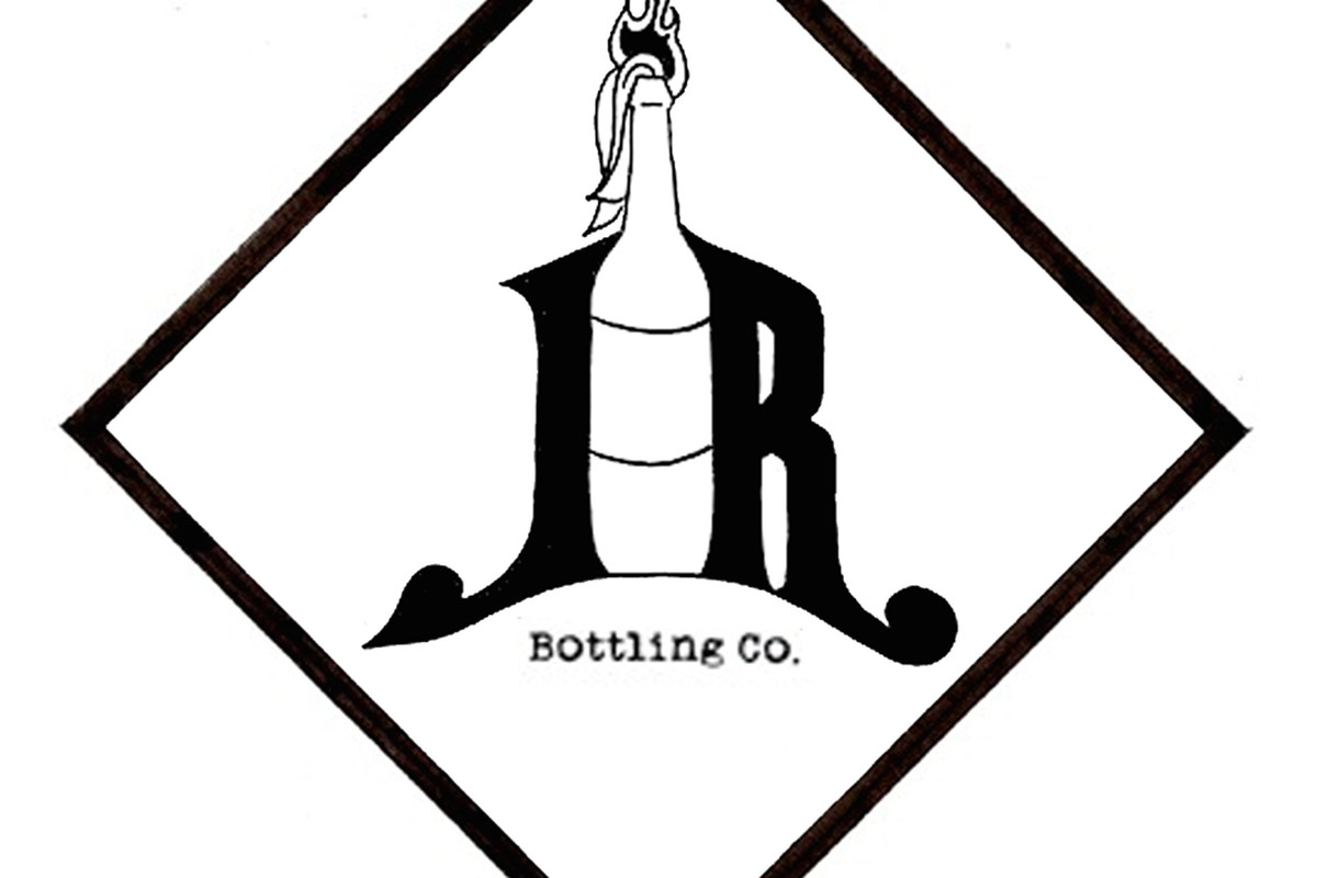 One draft for a new Liquid Riot logo, which looks more like "JR Bottling Co." than "LR Bottling Co."