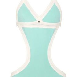 <a href= "http://www.theoutnet.com/product/255210">Undrest cut out halter swimsuit via The Outnet</a>, $91
