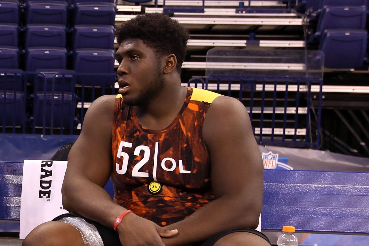 Chance Warmack at the NFL Combine.