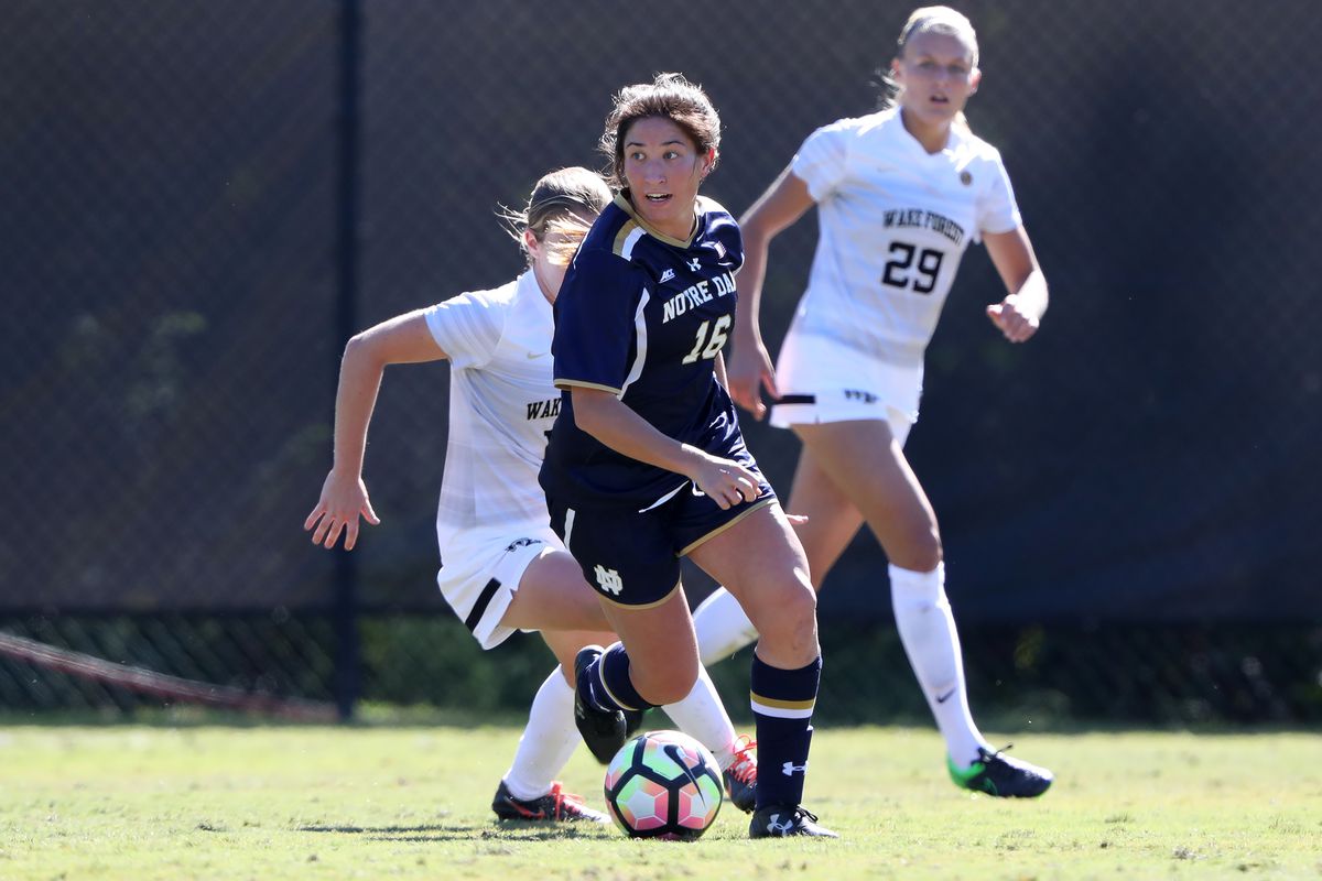 NCAA SOCCER: OCT 23 Women's - Notre Dame at Wake Forest