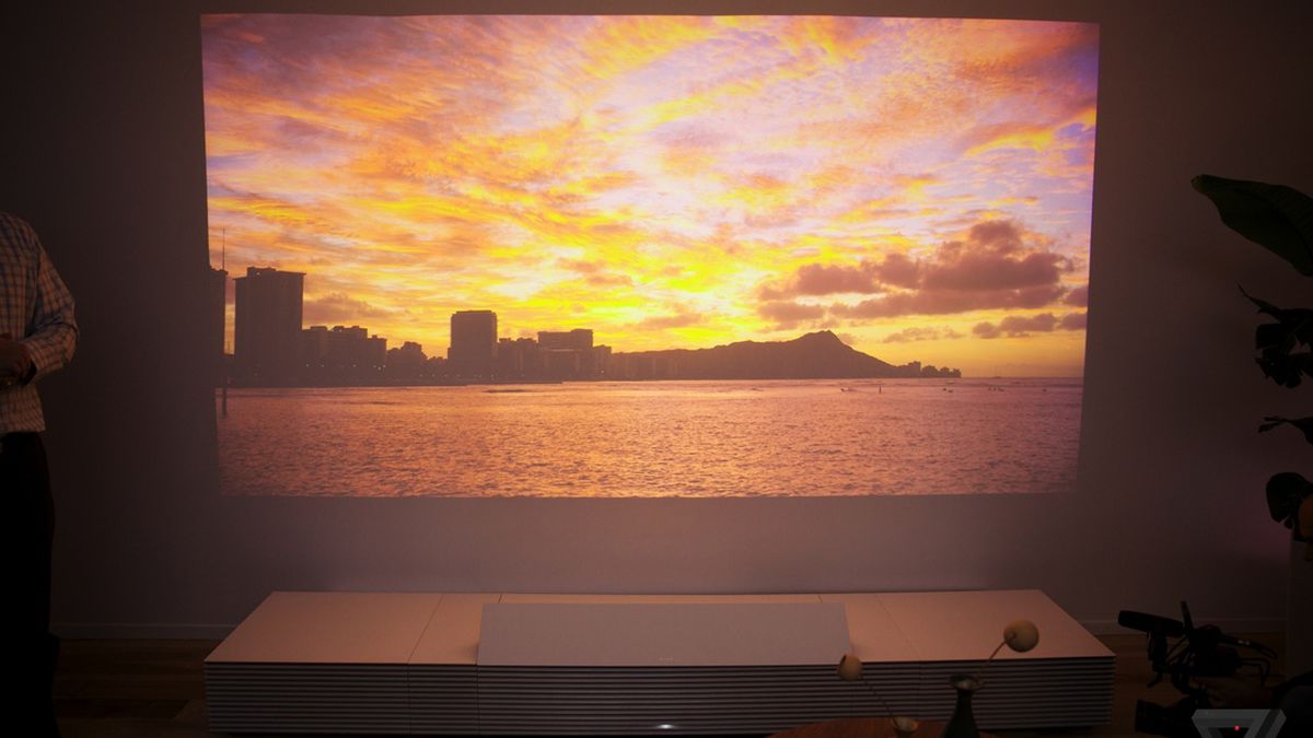 Gallery Photo: Demonstration of Sony's Life Space UX projector