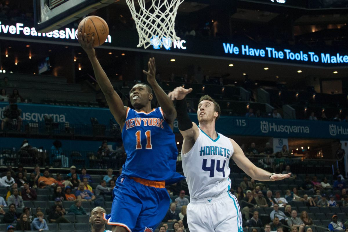 NBA: Preseason-New York Knicks at Charlotte Hornets