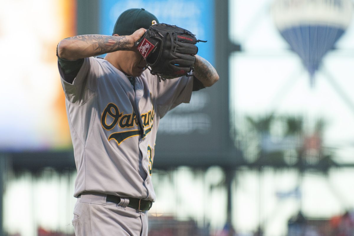 Just one of those kinds of nights for Jesse Chavez and the A's.