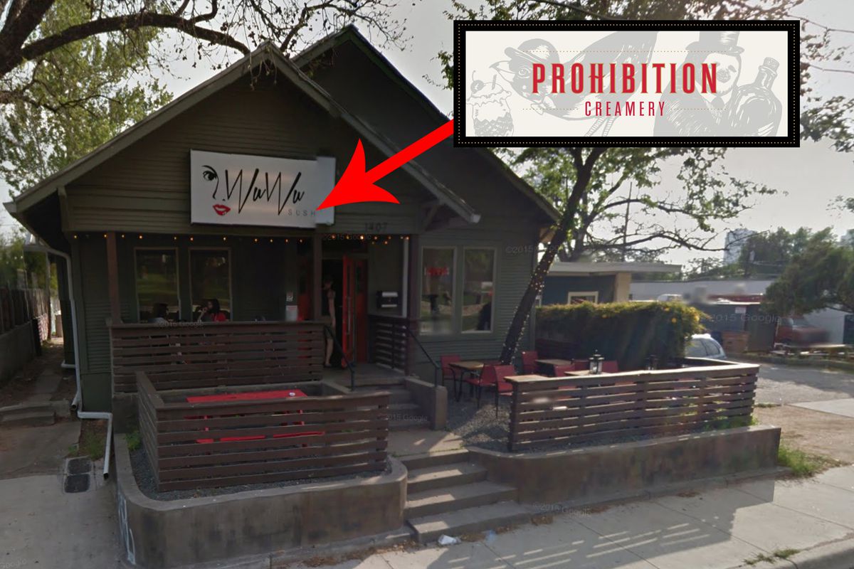 Prohibition Creamery's location