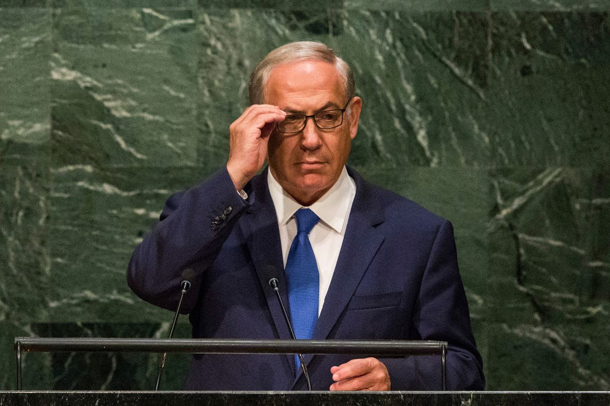 Netanyahu at the UN.